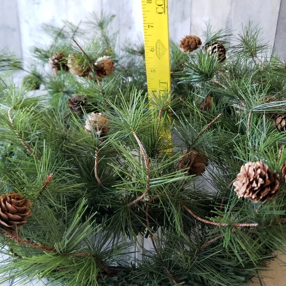 Double Ring Artificial Pine Wreath - Unused